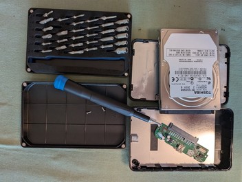 SATA board successfully detached